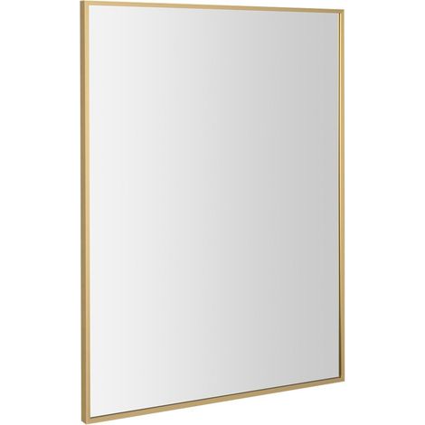 NOTION SLIM miroir dans cadre, 60x80cm, or mat (1/5)