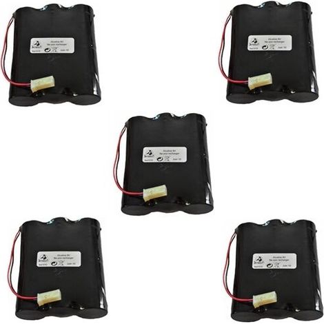 Panasonic 5 batterie antifurto power pack Silentron 9 V 12 Ah 861010 861093