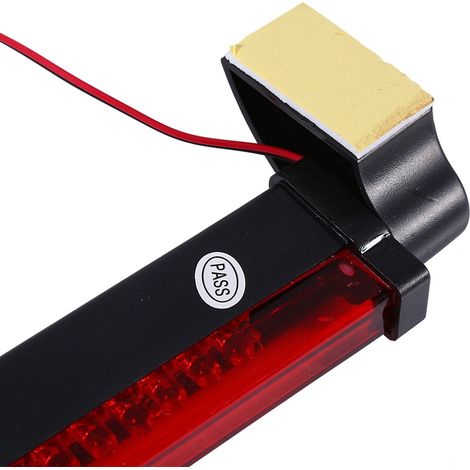 Feu stop LED 12V universel rouge 14 LED pour voiture, feu arrière de toit, lampe de freinage haute montée, feu de gabarit auto (1/5)