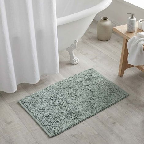 Tapis de bain vert 50x80cm (1/5)