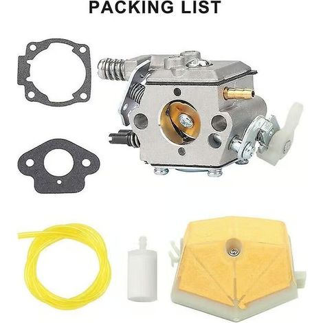 Kit de filtre à air pour carburateur de tronçonneuse Husqvarna 50/51/55/61/254/257/261 (1/4)