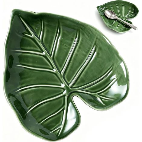 Porte-cuillère Porte-cuillère en céramique 14,7CM pour Chefs Cuisiniers Amateurs Familles pour cuisinière Cuisine BBQ Fête Été Cuisine Vert (1/5)