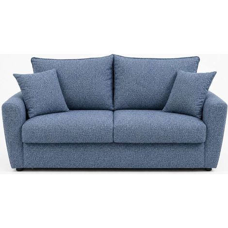 Domo Mea Divano Letto 3 Posti Denim Salvaspazio 174x103x100 cm