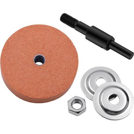Forets pour métaux, tampons de polissage pour marbre, disques de polissage, meuleuse d'angle, tampons de ponçage pour béton-7.50X7.50X2.00CM-Orange