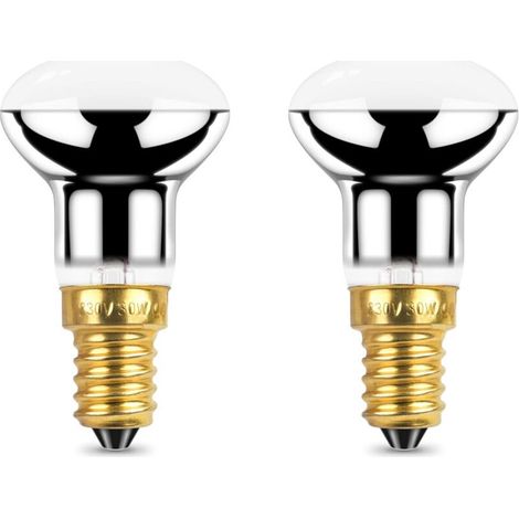 Lot de 2 ampoules à réflecteur de lampe à lave 30 W E14 SES Edison blanc chaud 2700 K250 lumens (1/5)