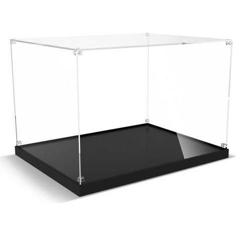 Vitrine en acrylique pour 76419 - Boîte d'affichage transparente avec taille personnalisée et 98 % de transparence élevée - 37 x 29 x 24 cm (vitrine uniquement, pas (1/5)