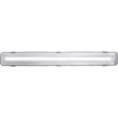 Réglette WORKS IP65 1x10W 4000K Matière plastique Gris, H.7.3 - IP65 - G13 /Nordlux Extérieur (1/2)