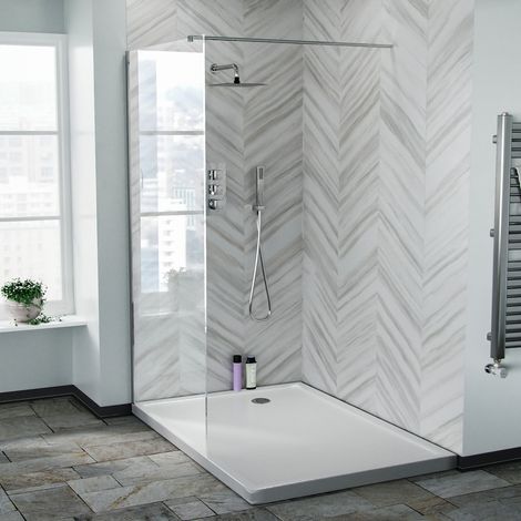 Samoa 1000 mm Wet Room Shower Enclosure (1/4)
