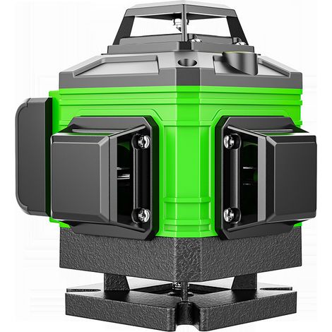 Livella laser 4 x 360° – Livella laser multilinea – Batteria da 2400 mAhLinea laser verde 8Line orizzontale e verticale, adatta per progetti di bricolage e di costruzione. (1/4)