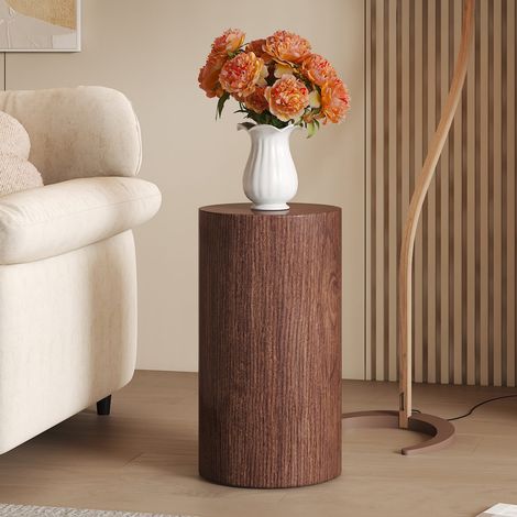 Table d’appoint carrée 60x60x45 cm mdf noyer design moderne table basse salon (1/5)