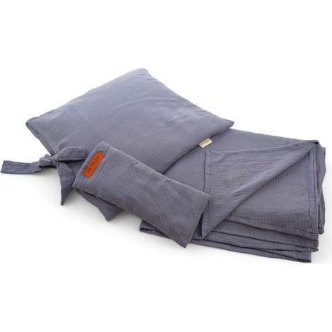 Conjunto Yoga Nidra, Shavasana - Muselina - Gris Azul (1/5)