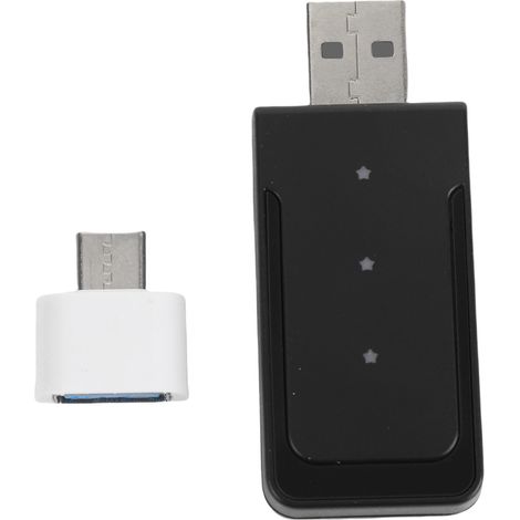GARRYFIZH Adaptateur 2 en 1 Carplay filaire vers sans fil, Android Auto, Bluetooth 5.0, WiFi, plug and play, CP508C (1/5)