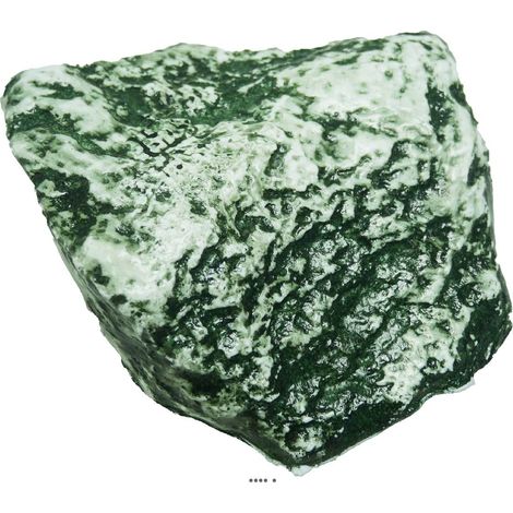 Pierre artificielle verte petite en Plastique soufflé L 100x110 mm