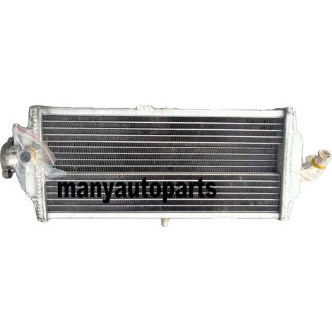 Radiateur en aluminium pour moto, Compatibilité : Modèle de moto RS 125 (1987-1994), Poids : 2,5 kg, Capacité de refroidissement : augmentation de 40 %, Construction : soudé TIG, Précision : brasage s (1/5)