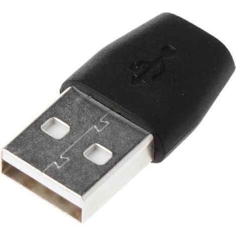 Adaptateur convertisseur USB 2.0 mâle type A vers mini micro USB femelle (1/5)