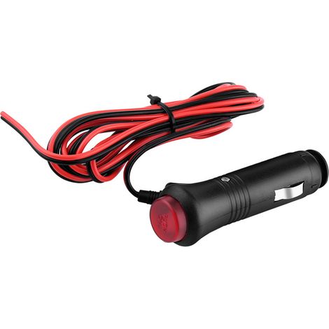 Allume-cigareVoiture Mâle 1.5m Adaptateur Prise 12V 24V avec Interrupteur Fusible (1/5)
