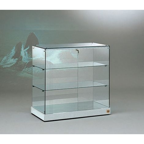 BANCO VETRINA - 93x46x90 cm - CRISTALLI TEMPERATI MADE IN ITALY (1/3)