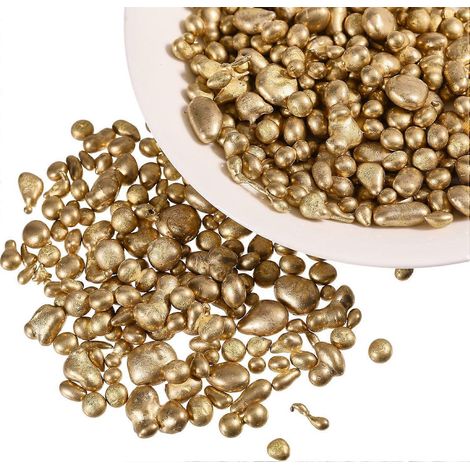400 g de pépites de laiton sans trou, brutes (non plaquées), dimensions : 4 à 21 x 4 à 14,5 x 3 à 7,5 mm ( ) (1/4)