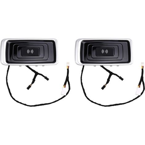 Compatibile con due caricabatterie wireless per auto da 15 W, adattatori per pannello di ricarica rapida per telefoni cellulari, compatibile con - Classe V W447 2020-2023.