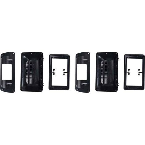 Ensemble de 2 écrans de navigation Android de 9 pouces, grand écran, cadre, tableau de bord, conversion DVD universelle pour camion