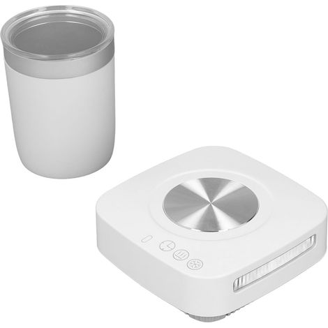 Tasse Chauffante et Rafraîchissante 3 Modes - Portable Bureau 100-240V Prise UE - Réchauffe et Refroidit Boissons Rapidement