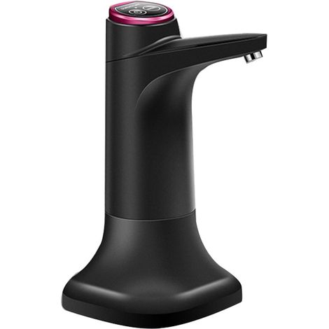 Bomba,bomba para botellas de agua,bomba eléctrica para agua potable,bomba de agua para 5 galones,recargable por USB-C,automático portátil,negro (1/5)