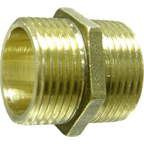 Doppio nipplo in ottone 1 7727