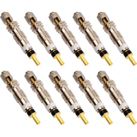 10 Pcs Presta Valve Core Replacement Bicycle Core for Mountain Bike, Bicycle Tire Accessories (1/5)