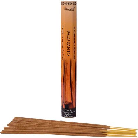 20 Bâtonnets d'encens aromatika senteur palo santo (1/2)