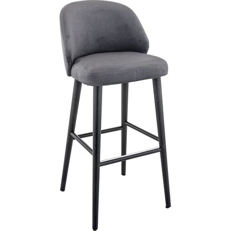 Tabouret de bistrot en velours Olga (1/5)