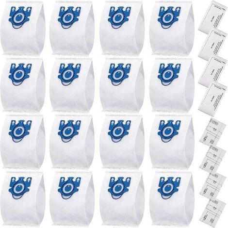 Confezione da 24 sacchetti per aspirapolvere Miele GN 3D Classic C1 Complete C2 C3, S227, S400i, S600, S800 Airclean 3D, ricambio per sacchetto antipolvere Miele GN ad alta efficienza. (1/4)