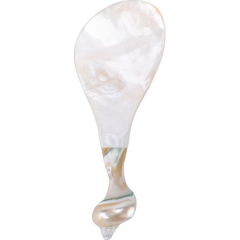 Cuillère à coquille artisanale, poignée ergonomique, décoration à la mode pour la maison et le Restaurant