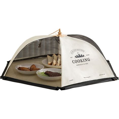 Couvre-plats en filet, tente alimentaire, housses alimentaires d'extérieur, tente pliante avec parasol pour une utilisation intérieure, extérieure (1/5)