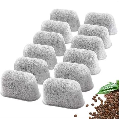 Cartouches de filtre à café à charbon actif pour Cuisinart et Delonghi, 12 cartouches. (1/4)