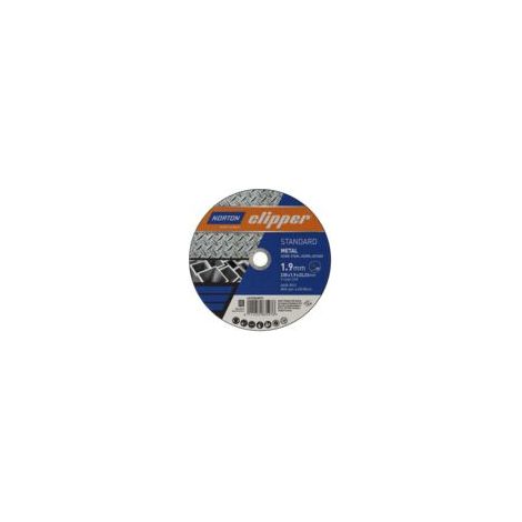 Disque à tronçonner métal inox 230 x 1,9 x 22,23 mm Norton Réf. 66252848875