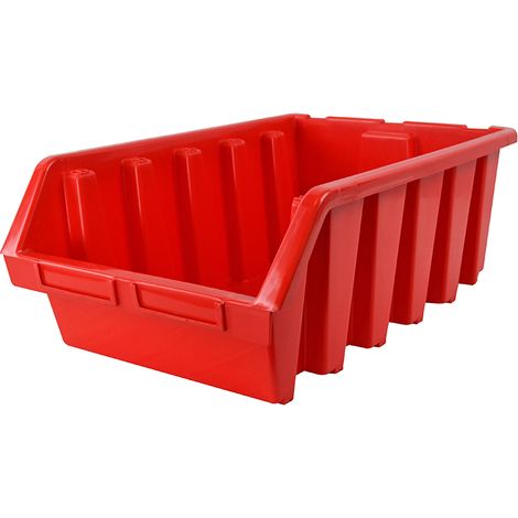 Faithfull Interlocking Storage Bin - Size 5, Red, 333 x 500 x 187mm