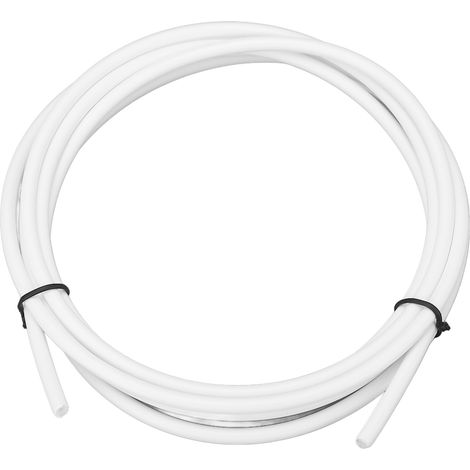Kit de flexibles et raccords de freins à disque hydrauliques résistants à la chaleur pour vélo, compatibles avec huile minérale et huile DOT (blanc). (1/5)