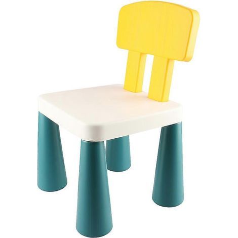 Multifunktionaler Hocker mit Bausteinen, Stuhl und Puzzleteilen für Kinder (verschiedene Farben) – 42,5 x 26,8 cm (1/4)