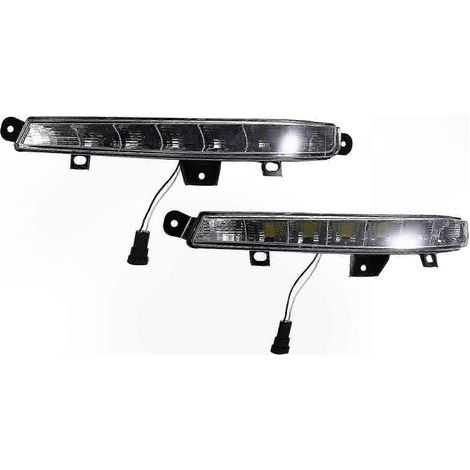 LED-Nebelscheinwerfer mit Tagfahrlicht für die Baureihe W221 (2007–2013), Ersatzlampen für Tagfahrlicht links und rechts 2218201356 (1/4)