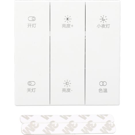 Interrupteur lumineux intelligent 3 boutons BT 2.4G, commande sans fil pour appareils électroménagers