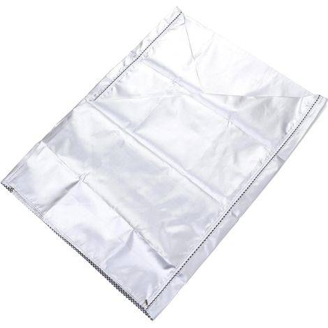 Housse de sèche-linge imperméable et anti-poussière en polyester argenté, idéale pour la buanderie à domicile. Protection solaire et anti-poussière. Convient également pour les sèche-linge. (1/5)