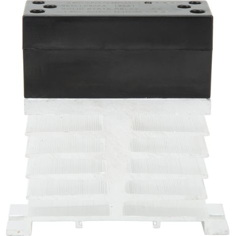 Relais statique 60A BERM, module de contact antirouille avec dissipateur thermique, entrée 70‑280VAC, sortie 24‑480VAC (1/5)