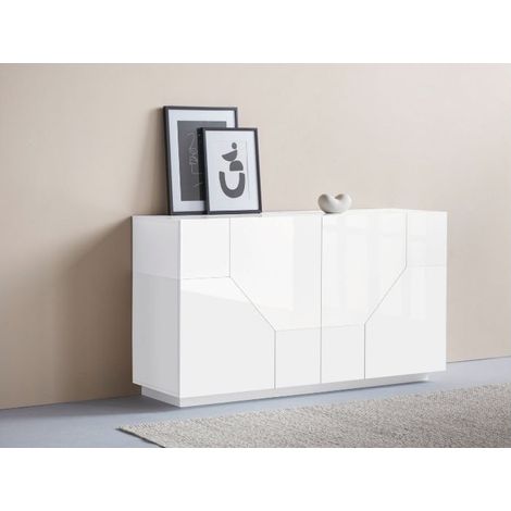 Credenza moderno bianco, 4 ante - Alien (1/5)
