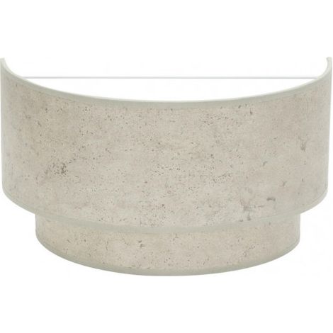 Applica Double Smile 1xe27 Cemento Grigio 17x30x15 Cm