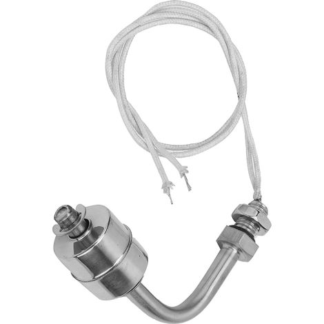 Capteur de Niveau de Liquide Interrupteur à Flotteur Résistant à la Chaleur pour Capteur de Niveau d'eau 0220V 75mm en Acier Inoxydable pour Piscine (1/5)