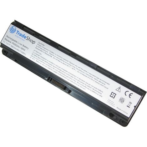 Trade-Shop Li-Ion Qualitäts Akku, 10,8V/11,1 / 6600mAh für Toshiba Satellite P800 P800D P840 P840D P845 P845D P850 P850D P855 P855D P870 P870D P875 P875D