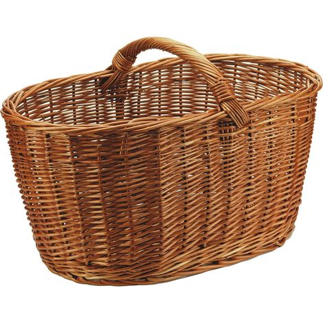 cesta per legna da ardere in vimini diametro 60 cm (1/3)