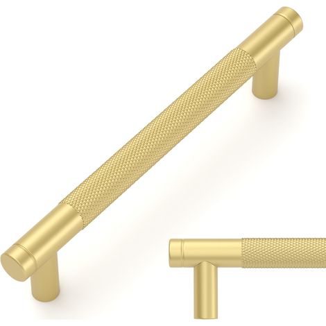 4 Stück goldene Küchenschrankgriffe 128 mm Möbelgriffe mit Schrauben, für Büros, Schubladen, Schränke, Kommoden