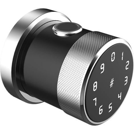 Verrouillage intelligent Verrouillage de support de porte d'empreinte digitale Bluetooth verrouillage App 13.56 Code de carte MHz Keyless Latch Knob Lock Smart L06 Serrure de porte d'entrée sans clé ( (1/4)