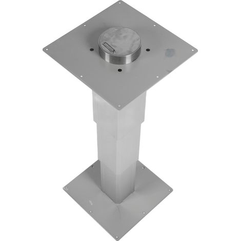 Pied de table télescopique en alliage d'aluminium robuste, réglable de 310 à 720 mm, pour camping-car et bateau (1/5)